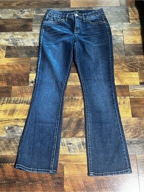 Royalty For Me Dark Blue Flare Jeans